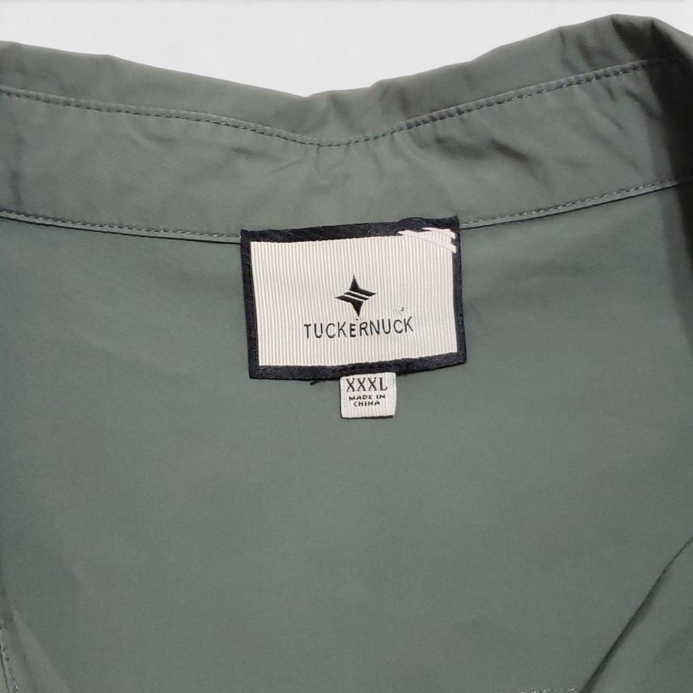 Tuckernuck Nala Shirtdress Army Green Short Sleeve Poplin Cotton XXXL Y23994T - Picture 5 of 11